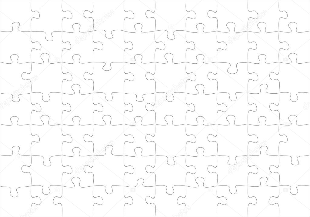 Blank Puzzle Pieces (70) Stock Vector by ©icefront 4016964